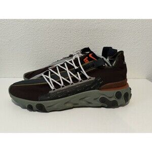 Nike Mens React WR ISPA Shoes Sz 11.5 Velvet Brown Terra 87 Sneakers AR8555-200